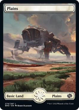 Plains (279) - Full Art card from The Brothers' War