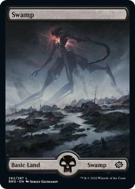Swamp (282) - Full Art card from The Brothers' War