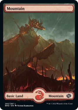 Mountain (285) - Full Art card from The Brothers' War