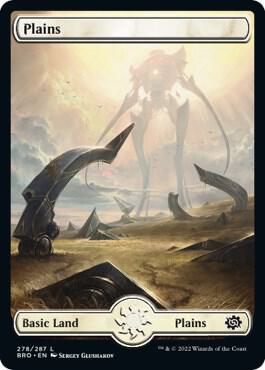 Plains (278) - Full Art card from The Brothers' War