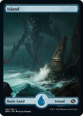 Island (281) - Full Art card from The Brothers' War