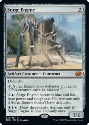 Surge Engine card from The Brothers' War