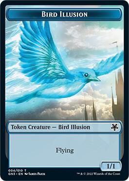 Bird Illusion // Demon Double-Sided Token card from Magic Game Night: Free-For-All
