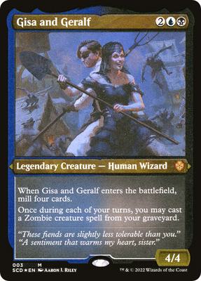 Gisa and Geralf (Foil Etched) card from Starter Commander Decks