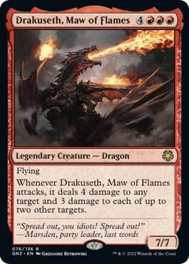 Drakuseth, Maw of Flames card from Magic Game Night: Free-For-All