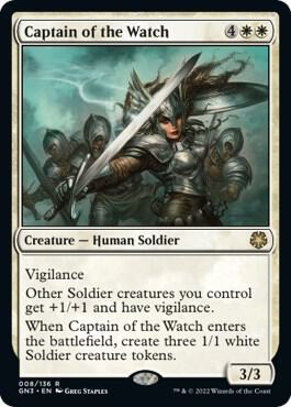 Captain of the Watch card from Magic Game Night: Free-For-All