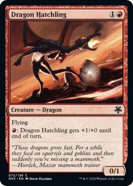 Dragon Hatchling card from Magic Game Night: Free-For-All
