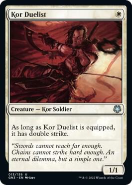 Kor Duelist card from Magic Game Night: Free-For-All