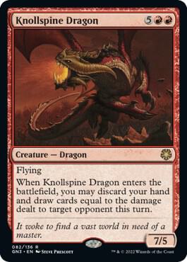 Knollspine Dragon card from Magic Game Night: Free-For-All