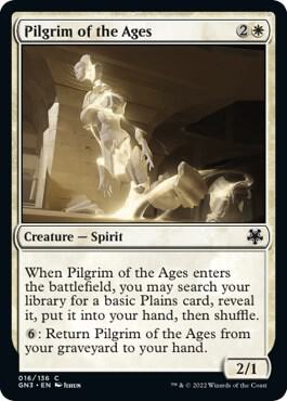 Pilgrim of the Ages card from Magic Game Night: Free-For-All
