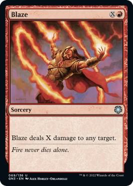 Blaze card from Magic Game Night: Free-For-All