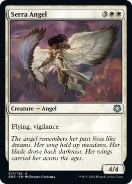Serra Angel card from Magic Game Night: Free-For-All