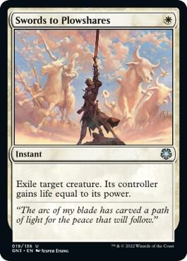 Swords to Plowshares card from Magic Game Night: Free-For-All