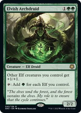 Elvish Archdruid card from Magic Game Night: Free-For-All