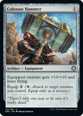 Colossus Hammer card from Magic Game Night: Free-For-All