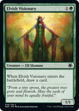 Elvish Visionary card from Magic Game Night: Free-For-All