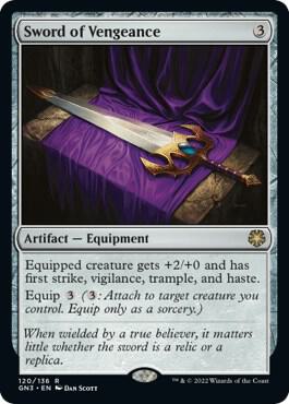 Sword of Vengeance card from Magic Game Night: Free-For-All