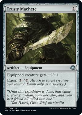 Trusty Machete card from Magic Game Night: Free-For-All