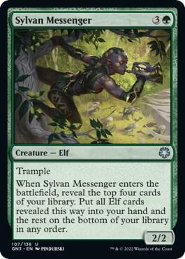 Sylvan Messenger card from Magic Game Night: Free-For-All