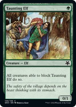 Taunting Elf card from Magic Game Night: Free-For-All