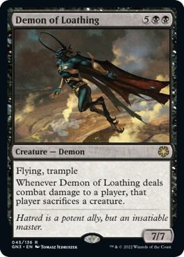 Demon of Loathing card from Magic Game Night: Free-For-All