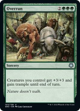 Overrun card from Magic Game Night: Free-For-All