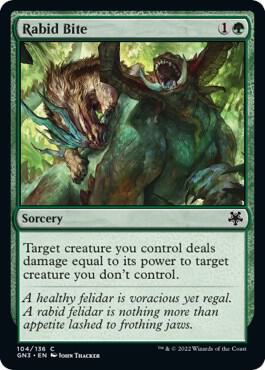 Rabid Bite card from Magic Game Night: Free-For-All