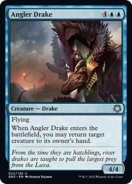 Angler Drake card from Magic Game Night: Free-For-All