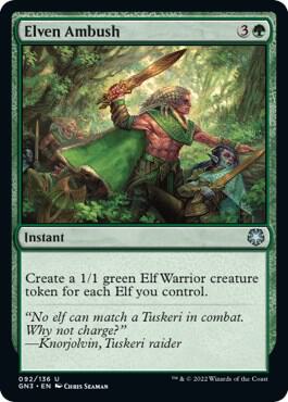Elven Ambush card from Magic Game Night: Free-For-All