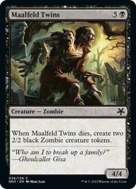 Maalfeld Twins card from Magic Game Night: Free-For-All