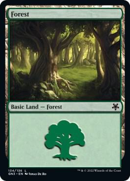 Forest (134) card from Magic Game Night: Free-For-All