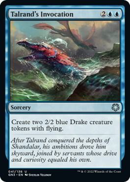 Talrand's Invocation card from Magic Game Night: Free-For-All