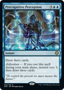 Precognitive Perception card from Magic Game Night: Free-For-All