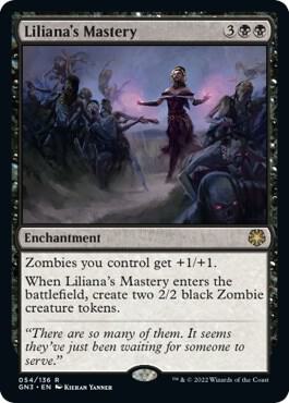 Liliana's Mastery card from Magic Game Night: Free-For-All