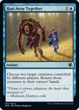 Run Away Together card from Magic Game Night: Free-For-All