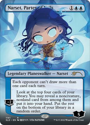 Narset, Parter of Veils (1141) card from Secret Lair Drop Series