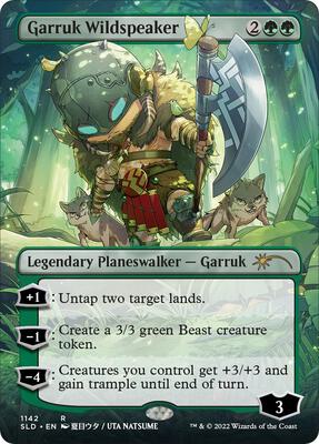 Garruk Wildspeaker (Borderless) card from Secret Lair Drop Series
