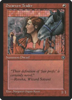 Dwarven Trader card from Homelands