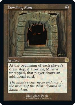 Howling Mine card from The Brothers' War: Retro Frame Artifacts