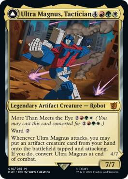 Ultra Magnus, Tactician card from Universes Beyond: Transformers