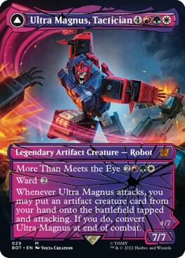 Ultra Magnus, Tactician (Shattered Glass) card from Universes Beyond: Transformers