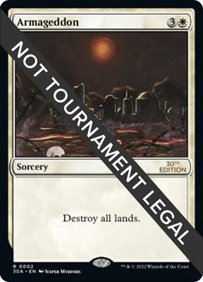 Armageddon card from 30th Anniversary Edition