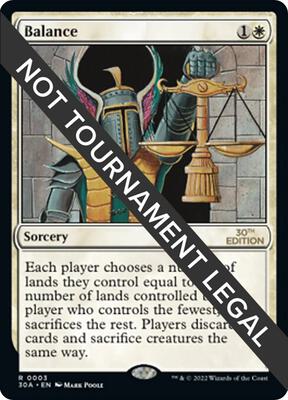 Balance card from 30th Anniversary Edition