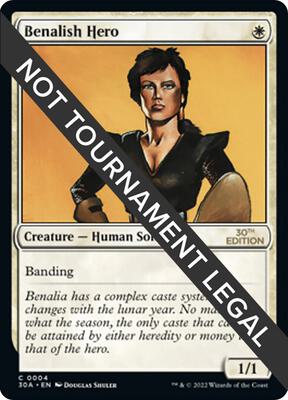 Benalish Hero card from 30th Anniversary Edition