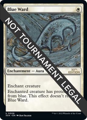 Blue Ward card from 30th Anniversary Edition