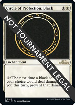 Circle of Protection: Black card from 30th Anniversary Edition