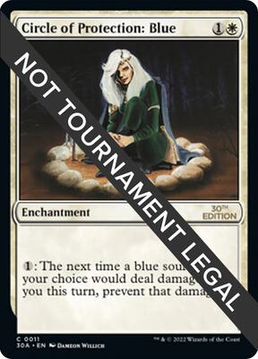 Circle of Protection: Blue card from 30th Anniversary Edition