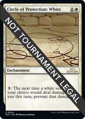 Circle of Protection: White card from 30th Anniversary Edition