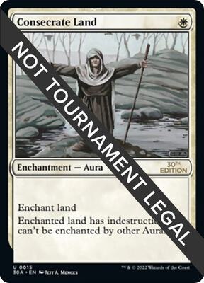 Consecrate Land card from 30th Anniversary Edition