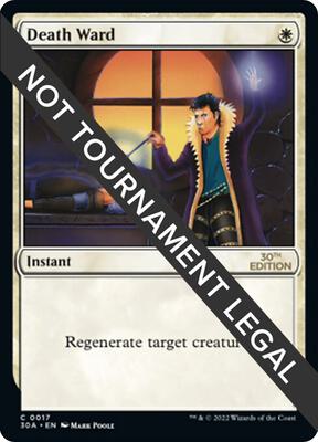 Death Ward card from 30th Anniversary Edition